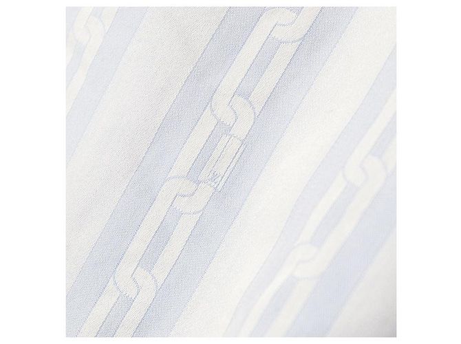 Camisa de algodón a rayas con cadena logo LV Louis Vuitton Azul - vista 4