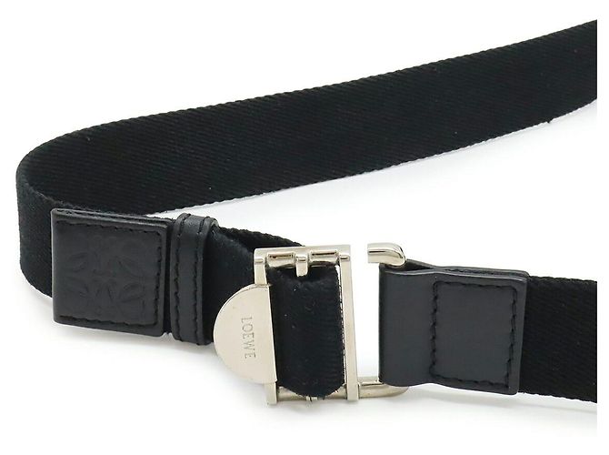 Loewe Anagram Leather 2way Shoulder Bag Black - view 5