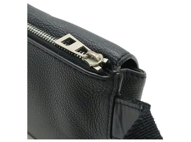 Loewe Anagram Leather 2way Shoulder Bag Black - view 6