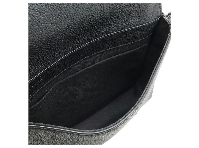 Loewe Anagram Leather 2way Shoulder Bag Black - view 7