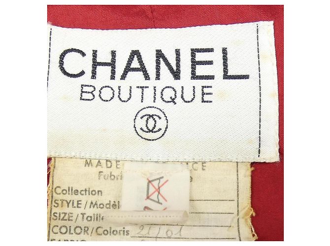 Completo Chanel Rosso - vista 5