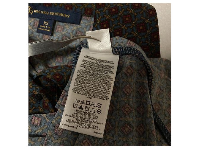 Autre Marque Abito Brooks Brothers Rosso Blu - vista 4