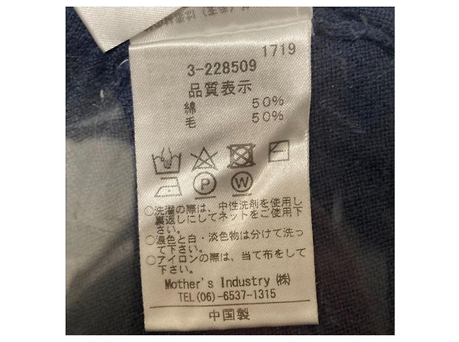 Autre Marque mizuiroind Tricô Oversized com Colarinho Azul - vista 5