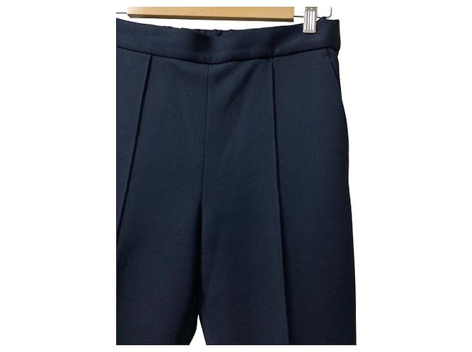 Autre Marque Pantaloni ESTNATION con piega centrale e zip laterale Blu Blu navy - vista 2