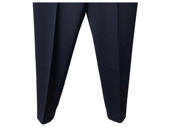 Autre Marque Pantaloni ESTNATION con piega centrale e zip laterale Blu Blu navy - vista 3