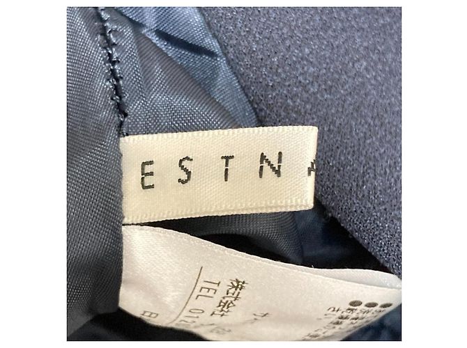 Autre Marque Pantaloni ESTNATION con piega centrale e zip laterale Blu Blu navy - vista 5