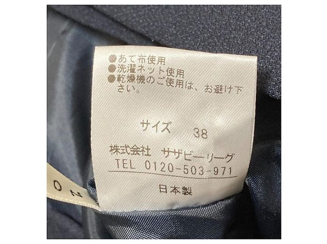 Autre Marque Pantaloni ESTNATION con piega centrale e zip laterale Blu Blu navy - vista 8