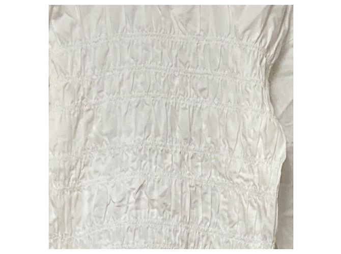 Autre Marque Pullover in cotone arricciato SLOBE IENA Bianco - vista 3