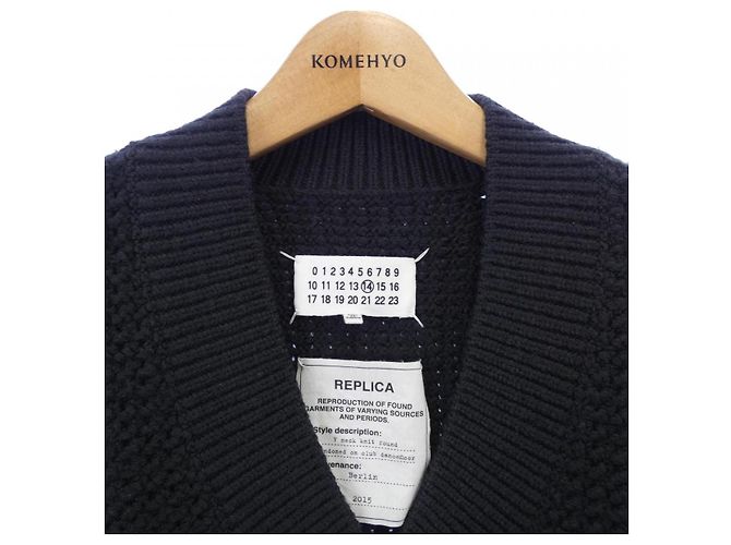 Maison Martin Margiela Top de punto Maison Margiela Negro - vista 5
