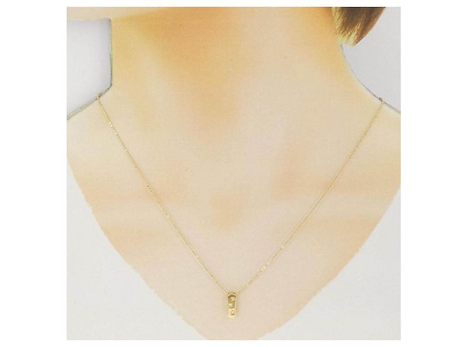 Autre Marque Collar de diamantes Au750 Dorado - vista 6