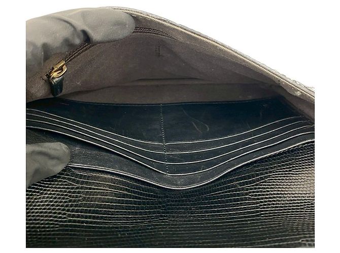 Fendi Schultertasche aus Leder Schwarz - Ansicht 9