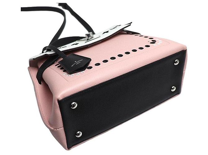 Borsa a tracolla 2 vie Louis Vuitton Lockme Ever BB in pelle di vitello Multicolore - vista 3