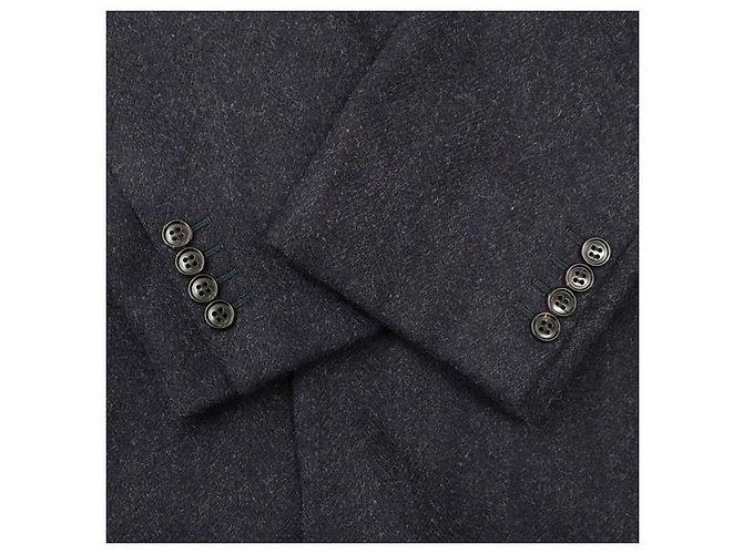 Abrigo Hermès Chester 100% Alpaca 48 Azul Azul marino - vista 12