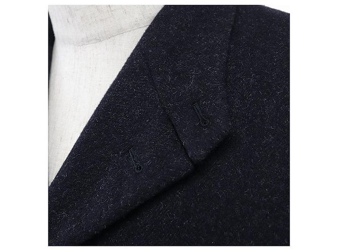 Abrigo Hermès Chester 100% Alpaca 48 Azul Azul marino - vista 3