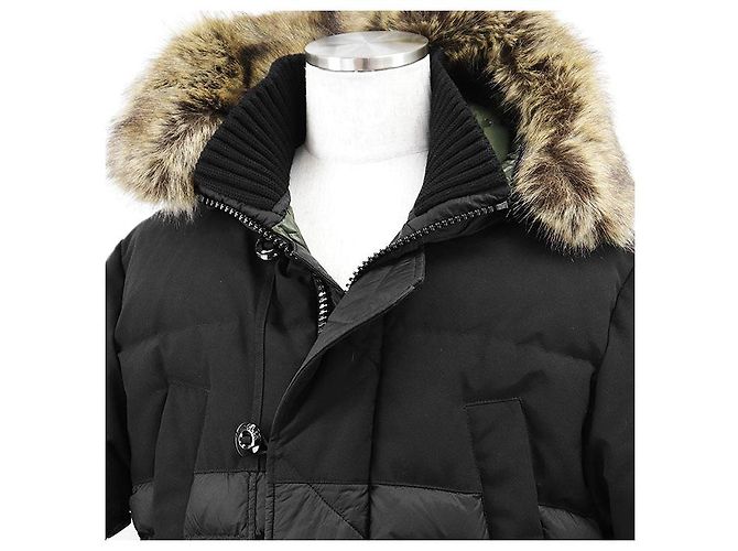 MONCLER SABLETTES 100% Nylon Down Jacket Black - view 2