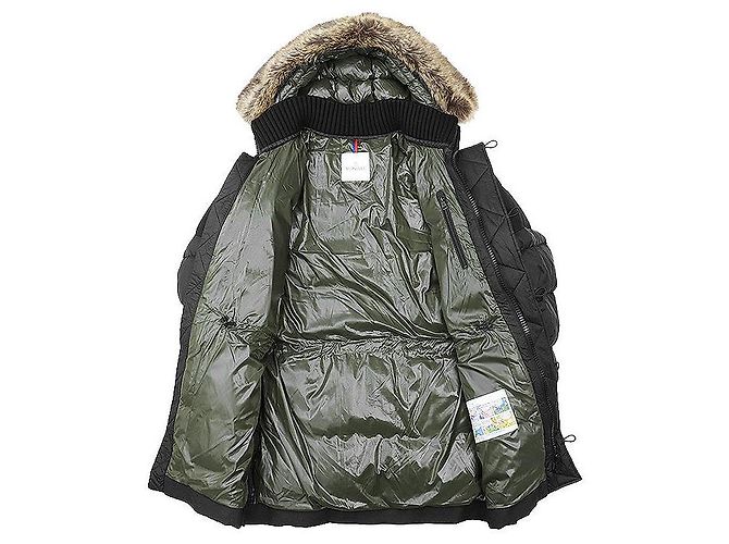 MONCLER SABLETTES 100% Nylon Down Jacket Black - view 8