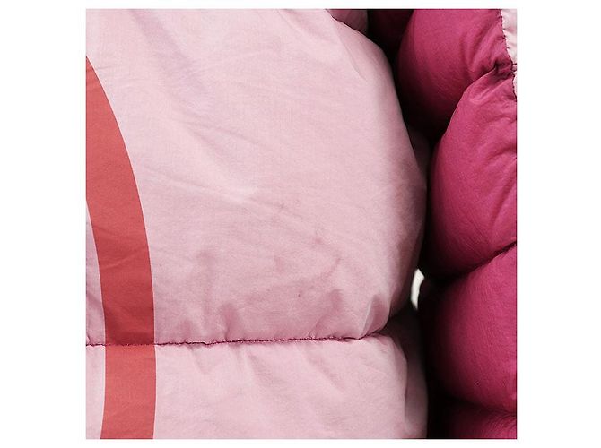 Giacca in piumino Moncler PAVIOT in cotone e nylon Rosa - vista 6