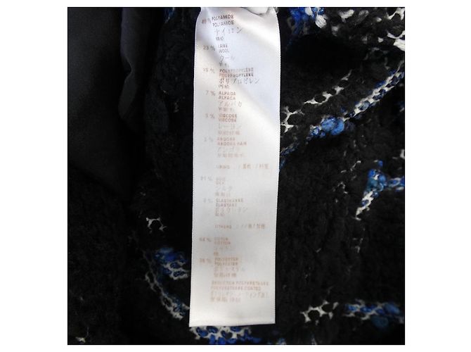 Vestido Louis Vuitton negro y azul - vista 3