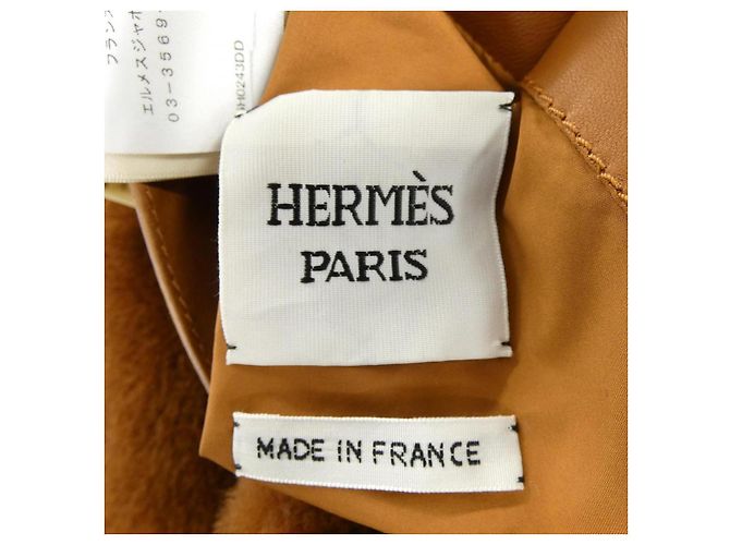 Giacca in lana Hermès Cartouche Marrone - vista 5