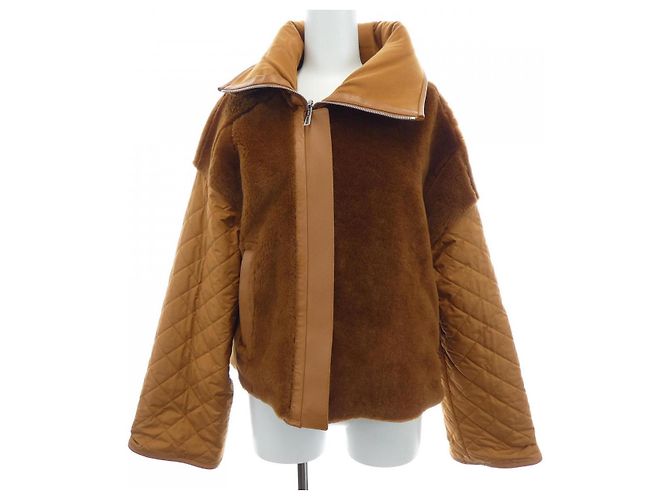 Giacca in lana Hermès Cartouche Marrone - vista 8