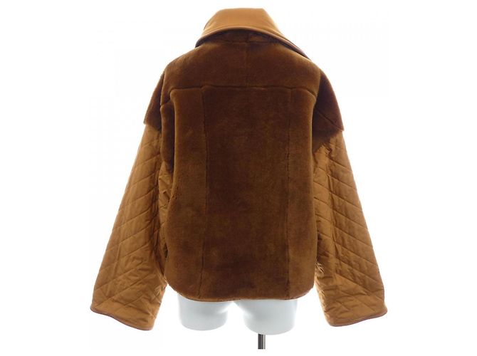 Giacca in lana Hermès Cartouche Marrone - vista 9