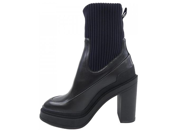 Hermès Hermes 192100Z Stiefel Schwarz - Ansicht 2