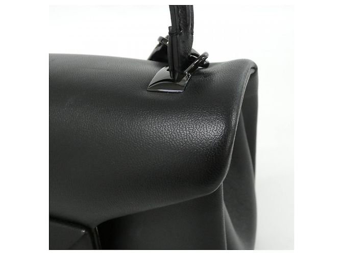 Borsa a tracolla in pelle Valentino Garavani Nero - vista 7