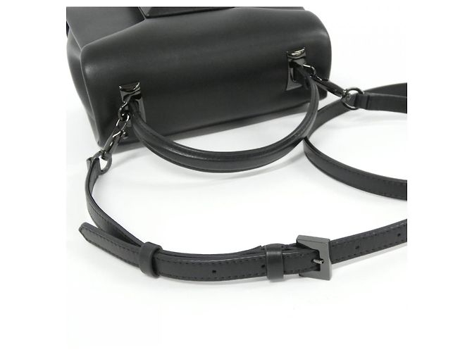 Borsa a tracolla in pelle Valentino Garavani Nero - vista 9