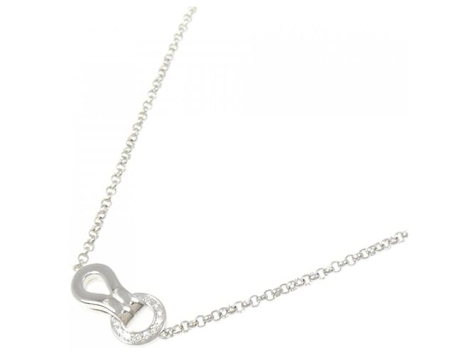 Collana Cartier Agrafe 750 White Gold Argento - vista 2