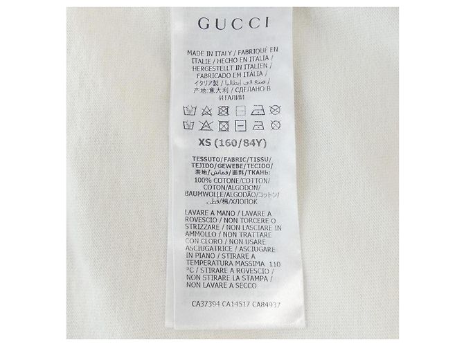 Camiseta de algodón Gucci Blanco - vista 3