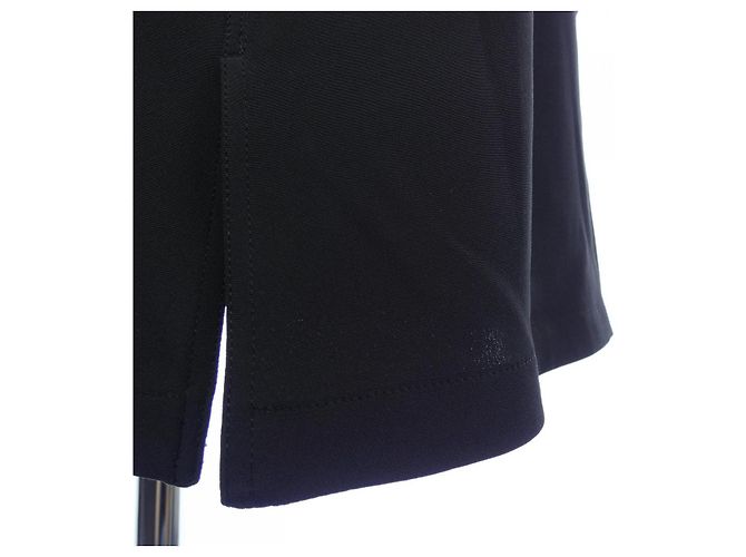 Céline Falda de seda negra Celine Negro - vista 6