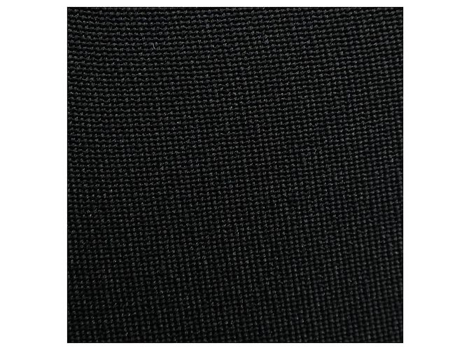 Céline Falda de seda negra Celine Negro - vista 7
