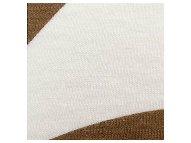 Autre Marque Dior T-Shirt aus Baumwolle Braun Weiß - Ansicht 7
