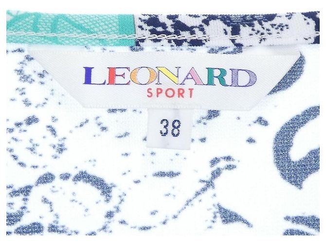 Leonard Sport Kleid Schwarz Weiß Grün - Ansicht 4