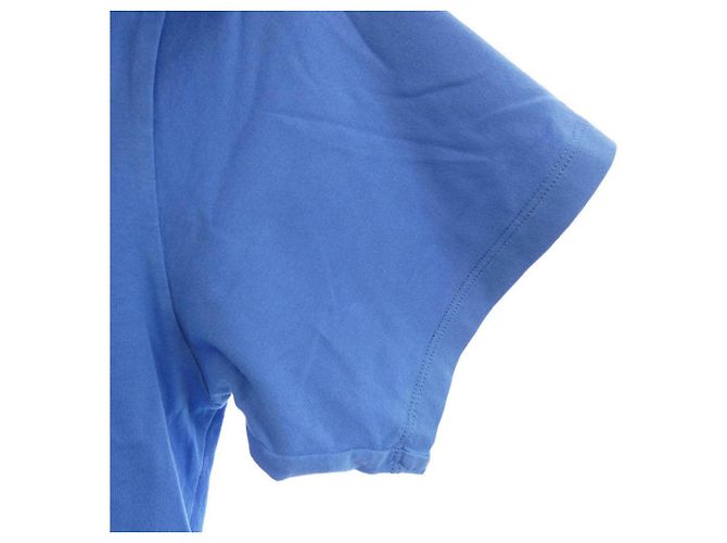 Céline T-Shirt aus Baumwolle Blau - Ansicht 6
