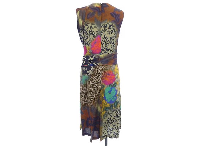 Vestido Etro Castaño Caqui - vista 2