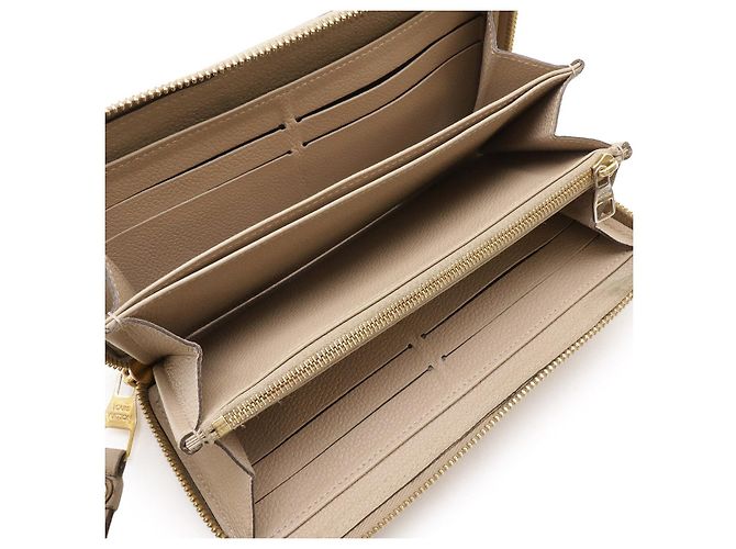 Louis Vuitton Zippy Wallet Monogram Empreinte Long Wallet Beige - Ansicht 5