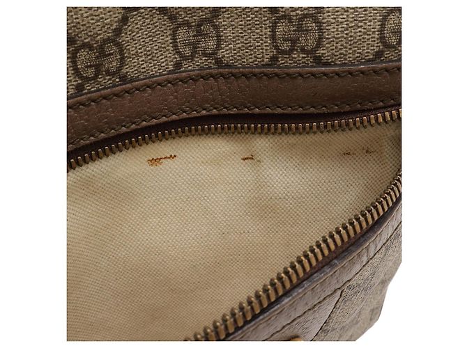 Borsa a tracolla Gucci Ophidia GG Supreme Rosso Beige Verde - vista 9