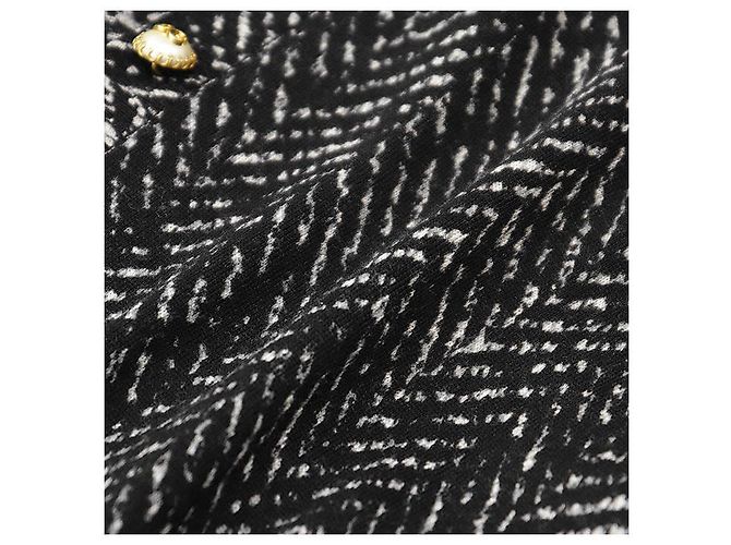 Dolce & Gabbana Cardigã de malha de lã Dolce&Gabbana Preto Branco - vista 9