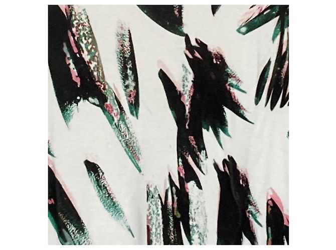 Vestido estampado Paul Smith Preto Branco Verde - vista 2