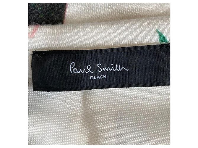 Vestido estampado Paul Smith Preto Branco Verde - vista 4