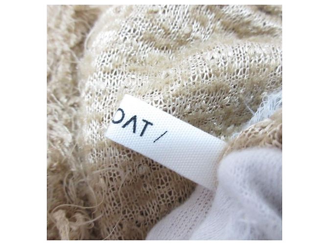 Autre Marque Discoat Shaggy Strickpullover Beige - Ansicht 7
