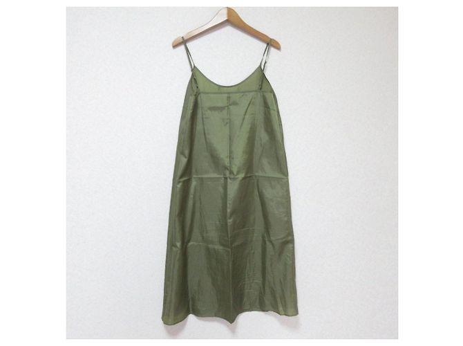 Autre Marque Snidel Hemdkleid mit Details Grün Khaki - Ansicht 8
