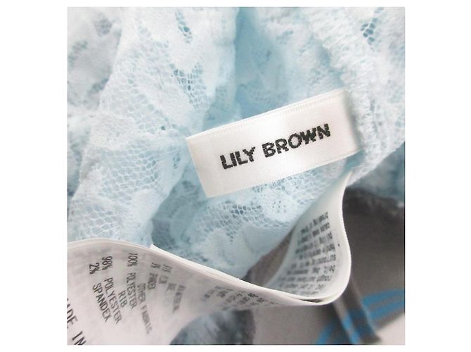 Autre Marque LILY BROWN LILY BROWN Blusa de encaje Azul - vista 6