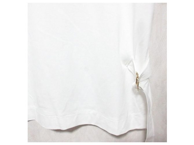 Autre Marque T-shirt a maniche corte con trafori Ginza Maggy Bianco - vista 10
