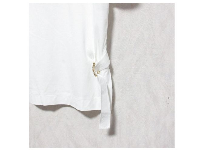 Autre Marque T-shirt a maniche corte con trafori Ginza Maggy Bianco - vista 3