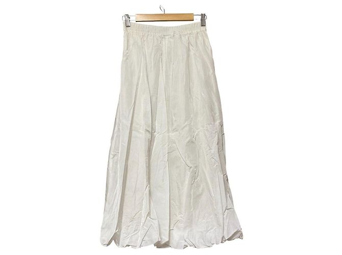 Autre Marque Falda globo de nylon BEAMS HEART Blanco - vista 3