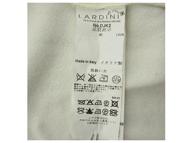Autre Marque Chaqueta entallada de punto Lardini Blanco Blanco roto - vista 10