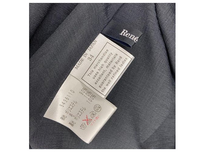 Autre Marque Rene Ärmelloses Kleid aus waschbarem Poly-Wolle Braun - Ansicht 3