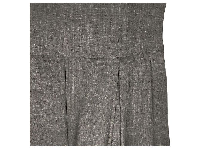Autre Marque Rene Ärmelloses Kleid aus waschbarem Poly-Wolle Braun - Ansicht 6